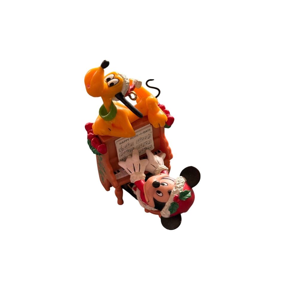 Enesco Happy Howl-Idays Mickey Mouse Pluto Disney ornament